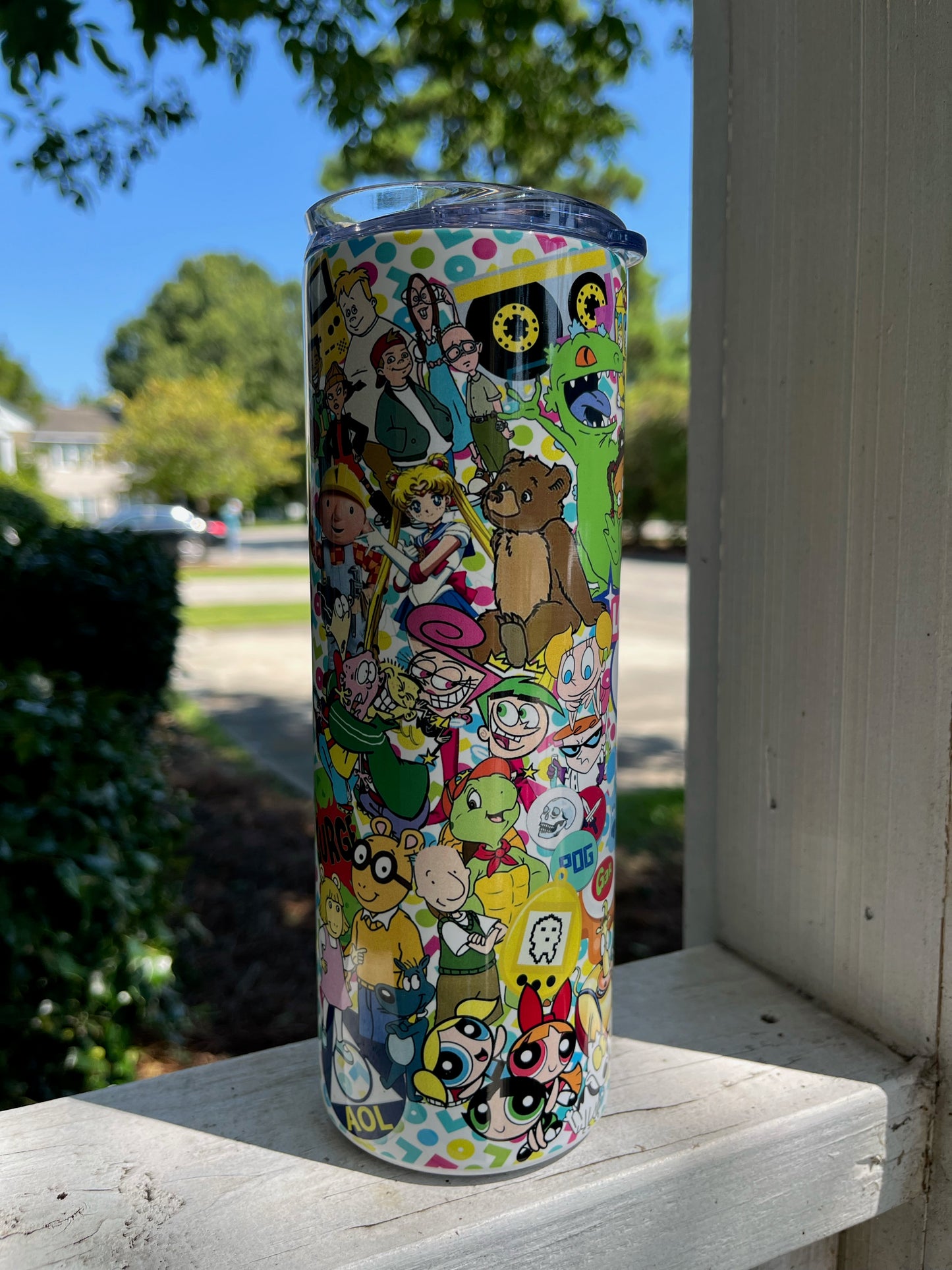 Love The 90's Cartoon 20oz Tumbler